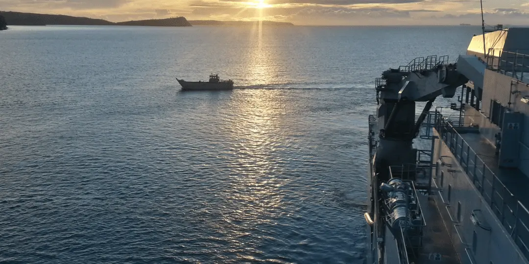 Setting Sail on the HMNZS Canterbury