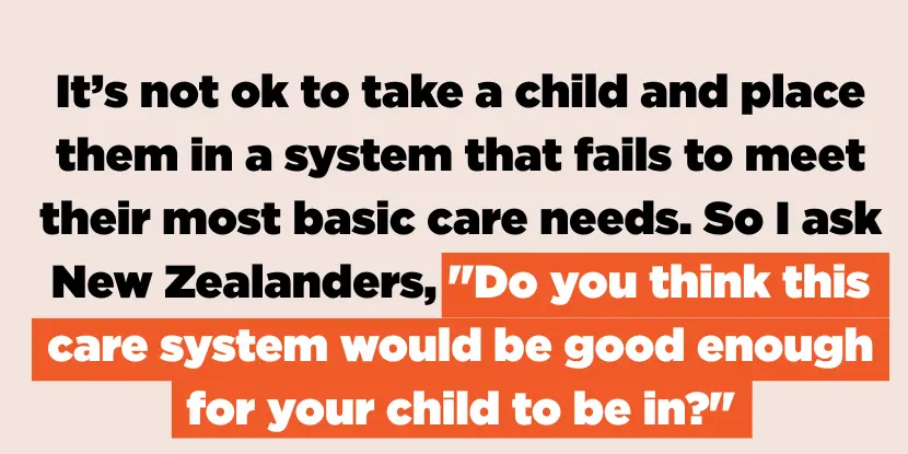 Advocates and care experienced rangatahi “saddened but not surprised” that system failures mean National Care Standards still not being met.